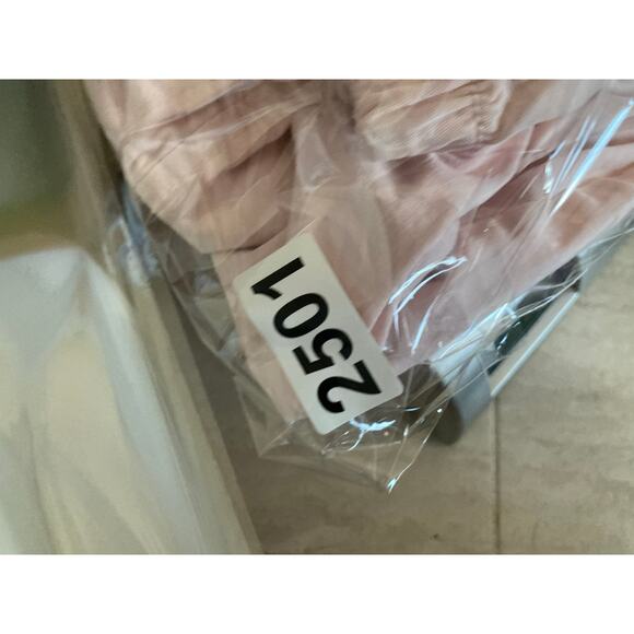 Sanctuary Cargo Pants 27 Small Ankle Taper Chino Stretch Pocket Zip Light Pink - Picture 13 of 15